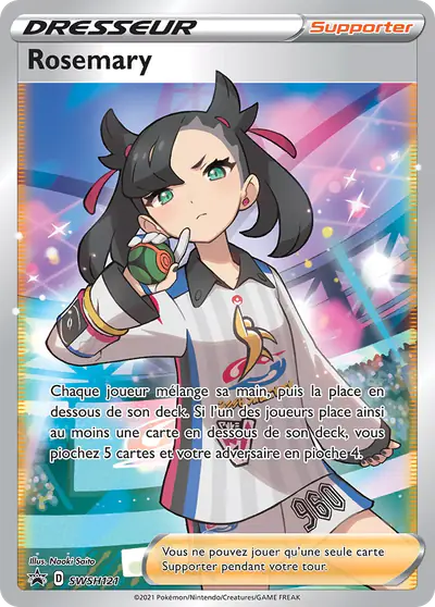 Image de la carte Pokemon Rosemary SWSH121/184