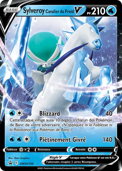 Image de la carte Pokemon Sylveroy Cavalier du Froid V SWSH130/184