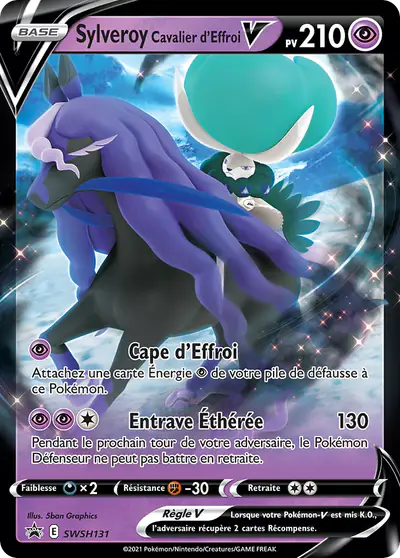 Image de la carte Pokemon Sylveroy Cavalier d'Effroi V SWSH131/184