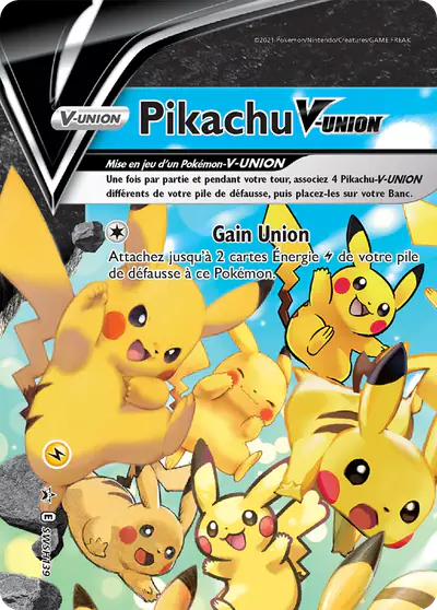 Image de la carte Pokemon Pikachu-V-UNION SWSH139/184