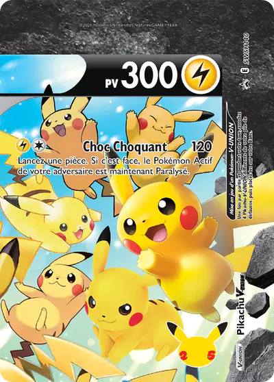 Image de la carte Pokemon Pikachu-V-UNION SWSH140/184