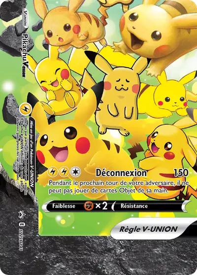 Image de la carte Pokemon Pikachu-V-UNION SWSH141/184