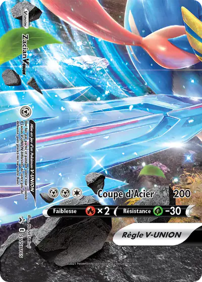 Image de la carte Pokemon Zacian-V-UNION SWSH165/184