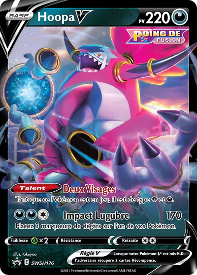Image de la carte Pokemon Hoopa V SWSH176/184