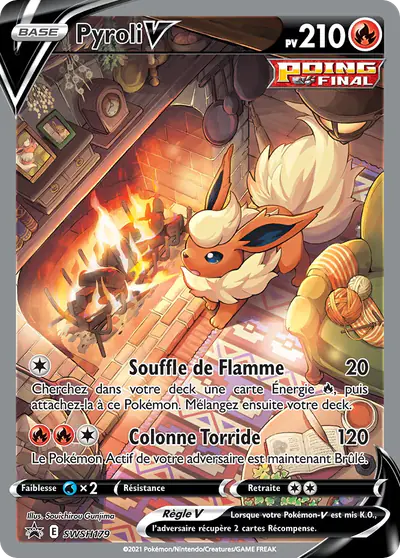 Image de la carte Pokemon Pyroli V SWSH179/184