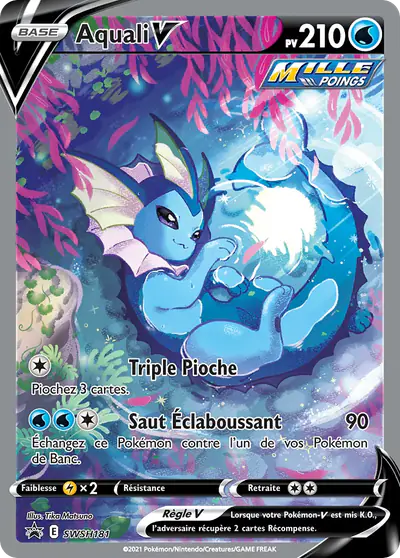 Image de la carte Pokemon Aquali V SWSH181/184