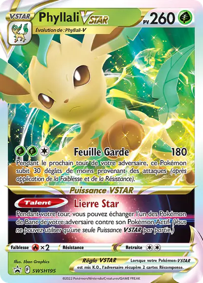 Image de la carte Pokemon Phyllali VSTAR SWSH195/184