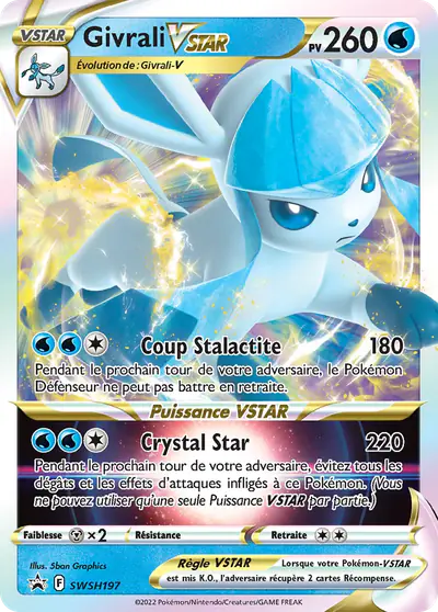 Image de la carte Pokemon Givrali VSTAR SWSH197/184