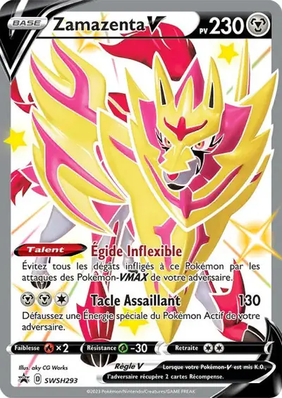 Image de la carte Pokemon Zamazenta V SWSH293/184