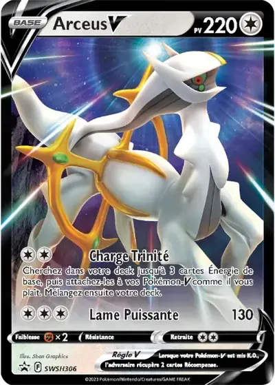 Image de la carte Pokemon Arceus V SWSH306/184