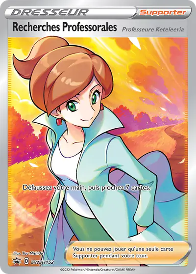 Image de la carte Pokemon Recherches Professorales SWSH152/184
