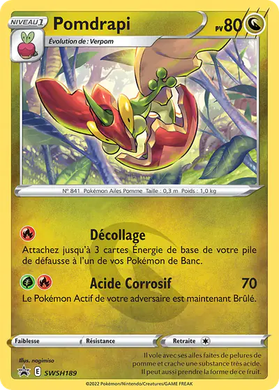 Image de la carte Pokemon Pomdrapi SWSH189/184