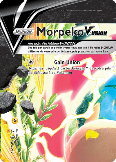 Image de la carte Pokemon Morpeko-V-UNION SWSH215/184
