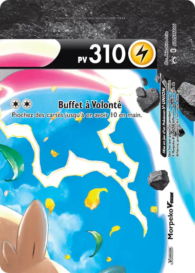 Image de la carte Pokemon Morpeko-V-UNION SWSH216/184
