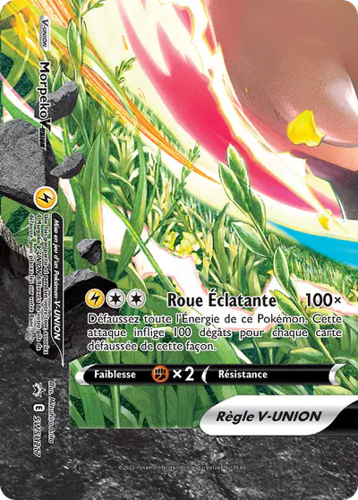 Image de la carte Pokemon Morpeko-V-UNION SWSH217/184