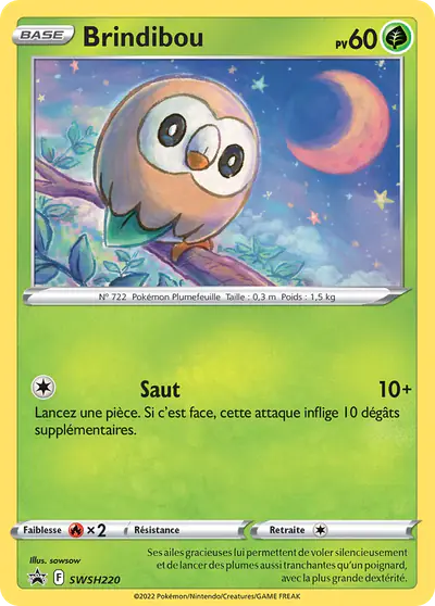 Image de la carte Pokemon Brindibou SWSH220/184