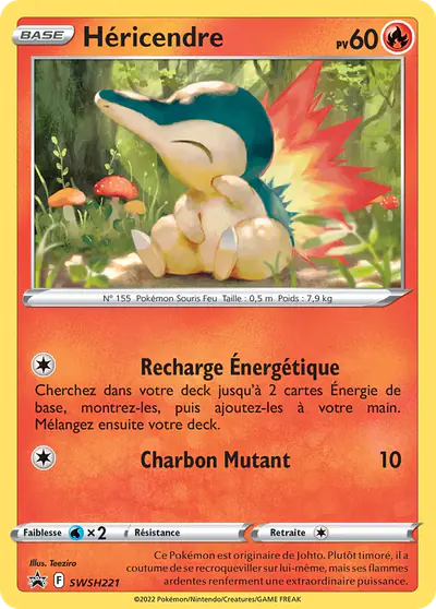 Image de la carte Pokemon Héricendre SWSH221/184