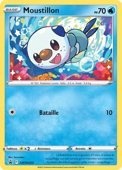 Image de la carte Pokemon Moustillon SWSH222/184