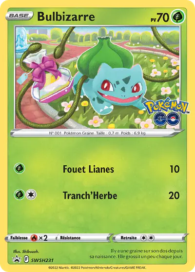 Image de la carte Pokemon Bulbizarre SWSH231/184