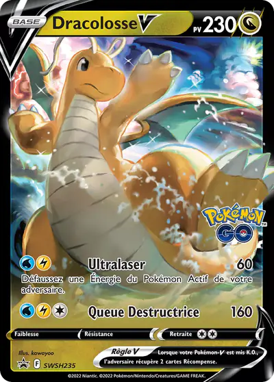 Image de la carte Pokemon Dracolosse V SWSH235/184