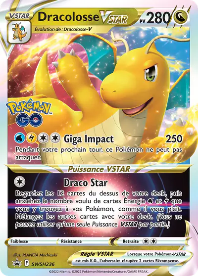 Image de la carte Pokemon Dracolosse VSTAR SWSH236/184