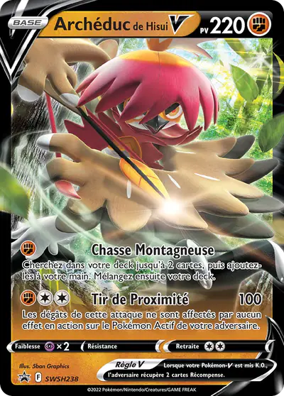 Image de la carte Pokemon Archéduc de Hisui V SWSH238/184