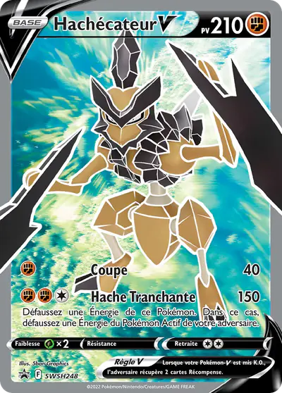 Image de la carte Pokemon Hachécateur V SWSH248/184
