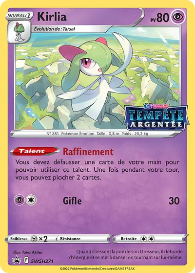 Image de la carte Pokemon Kirlia SWSH271/184