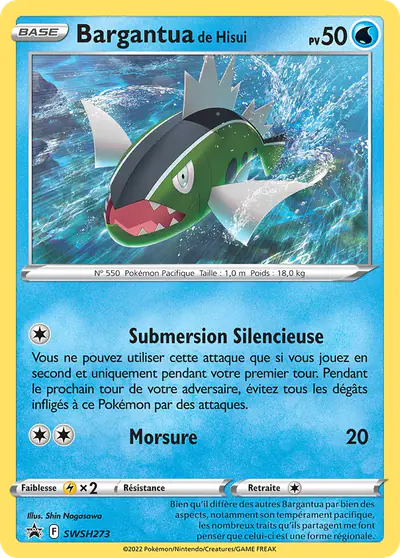 Image de la carte Pokemon Bargantua de Hisui SWSH273/184