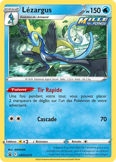 Image de la carte Pokemon Lézargus SWSH279/184
