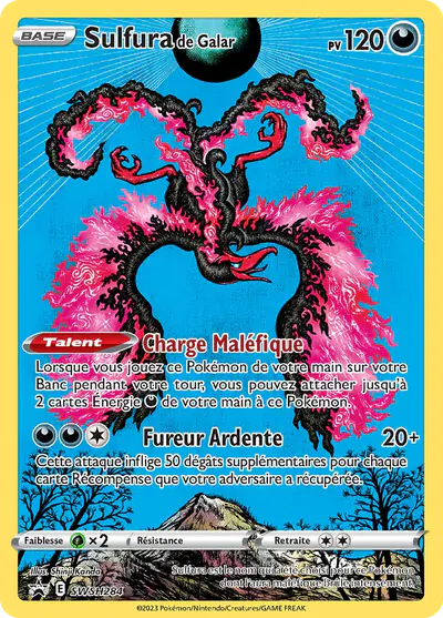 Image de la carte Pokemon Sulfura de Galar SWSH284/184