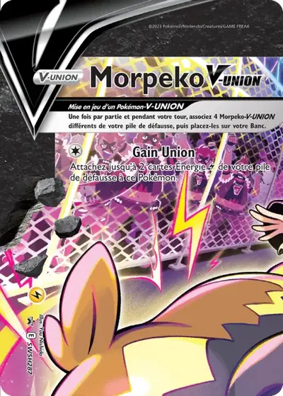 Image de la carte Pokemon Morpeko V-UNION SWSH287/184