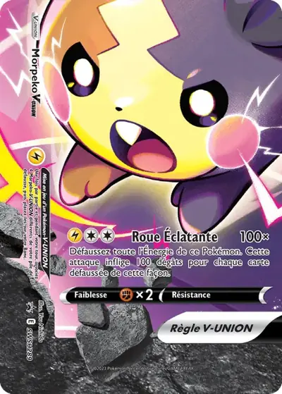 Image de la carte Pokemon Morpeko V-UNION SWSH289/184