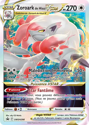 Zoroark de&nbsp;Hisui VSTAR SWSH298