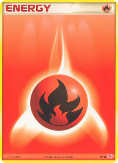 Image de la carte Pokemon Énergie Feu 10/10