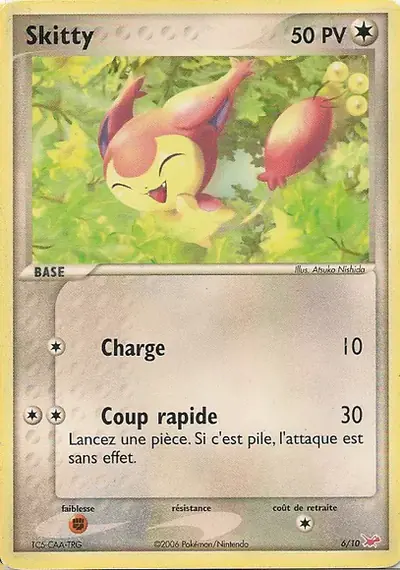 Image de la carte Pokemon Skitty 6/10
