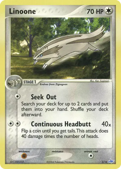 Image de la carte Pokemon Linéon 3/10