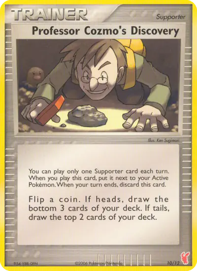 Image de la carte Pokemon La découverte du Professeur Kosmo 10/12