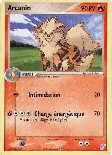 Image de la carte Pokemon Arcanin 1/12
