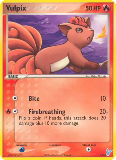 Image de la carte Pokemon Goupix 7/12