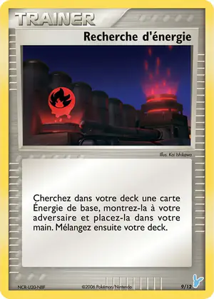 Recherche d'&eacute;nergie 9/12