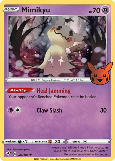 Image de la carte Pokemon Mimikyu 81/30