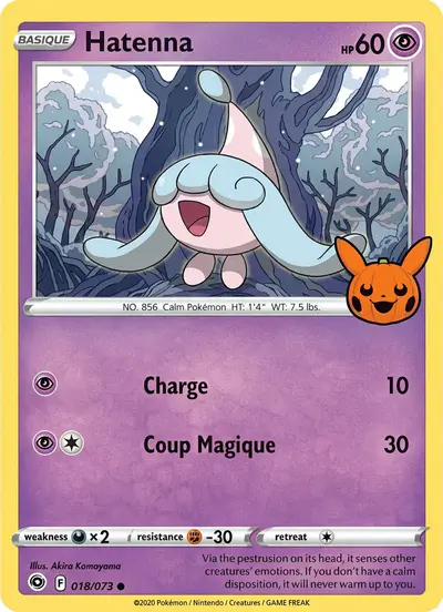 Image de la carte Pokemon Hatenna 018/30