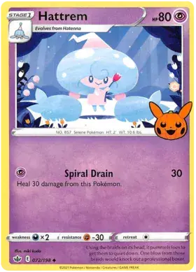 Image de la carte Pokemon Chapotus 72/30