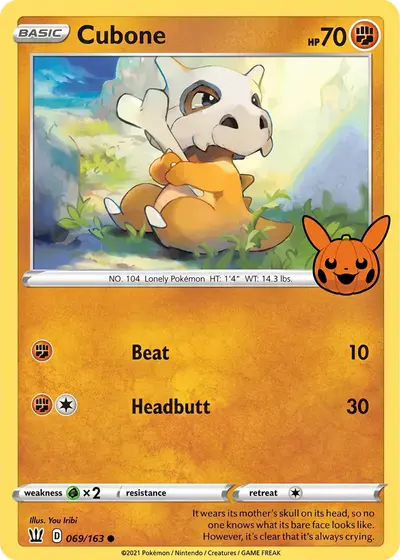 Image de la carte Pokemon Cubone 69/30