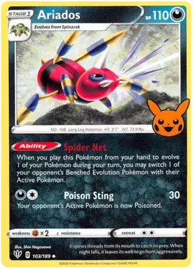 Image de la carte Pokemon Migalos 103/30