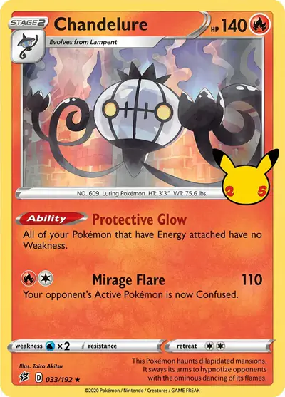 Image de la carte Pokemon Chandelure 33/30