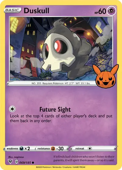 Image de la carte Pokemon Duskull 069/30
