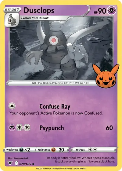 Image de la carte Pokemon Dusclops 070/30