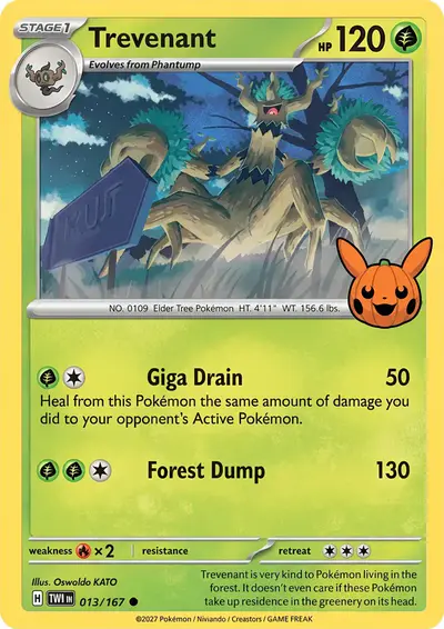 Image de la carte Pokemon Trevenant 17/30